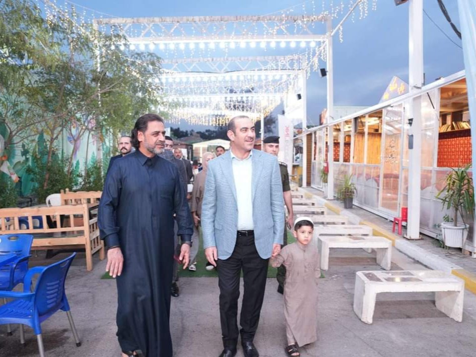 زيارة وزير الصناعة الى البيت العراقي للإبداع